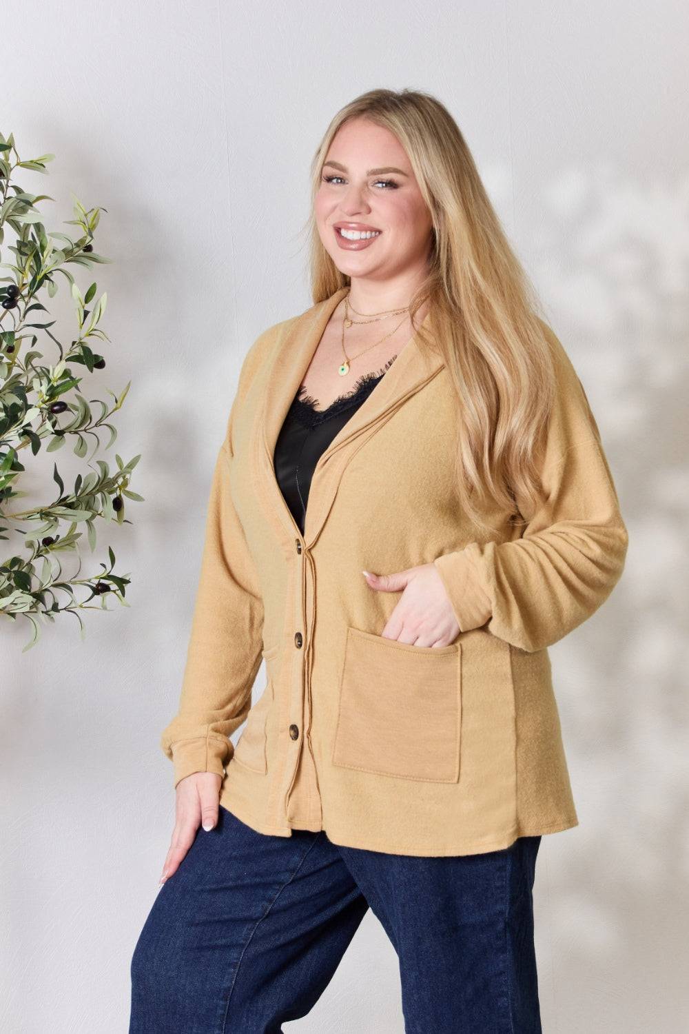 Lapel Cardigan