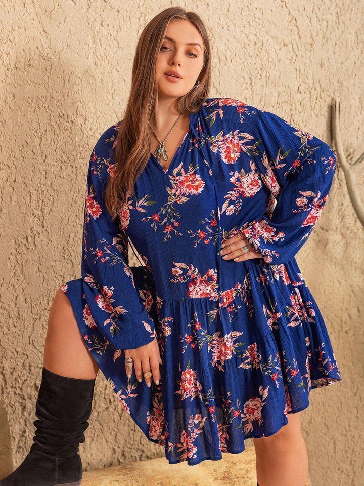 Twilight Garden Boho Dress - Plus Size.