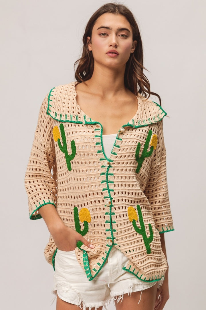 Cactus Patch Sweater