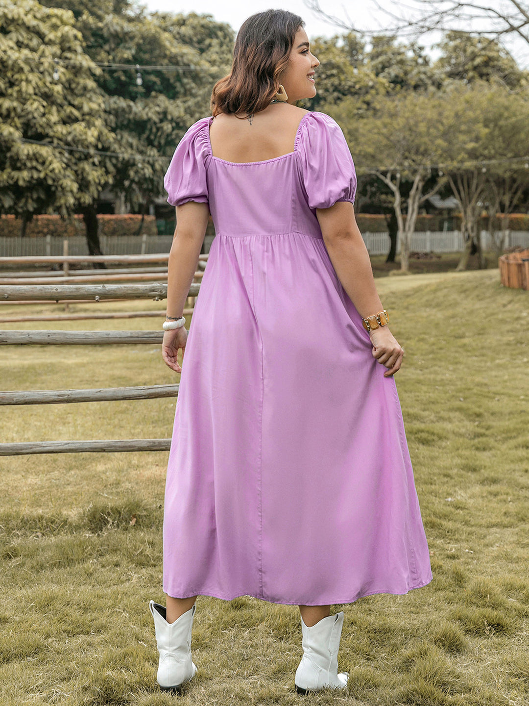 Lavender Meadows Midi Dress