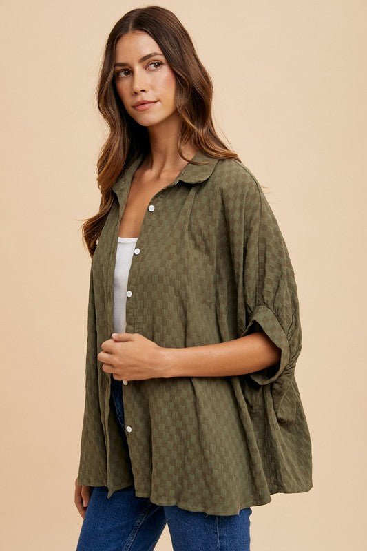 Trailblazer Textured Button-Up