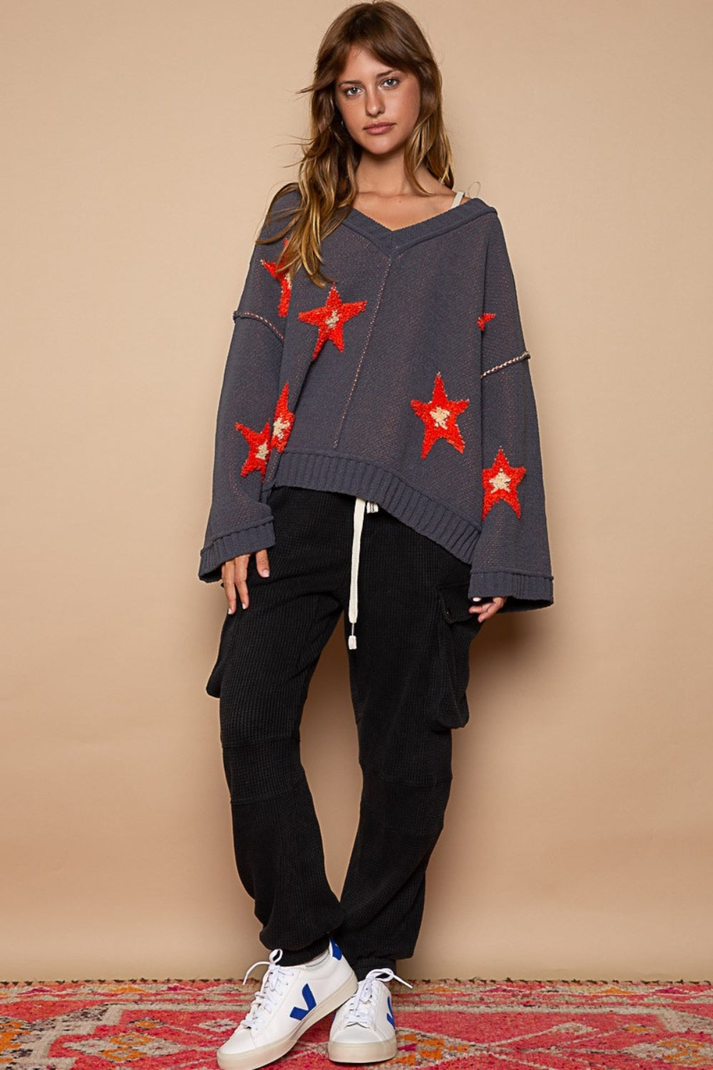 Star Patch Sweater