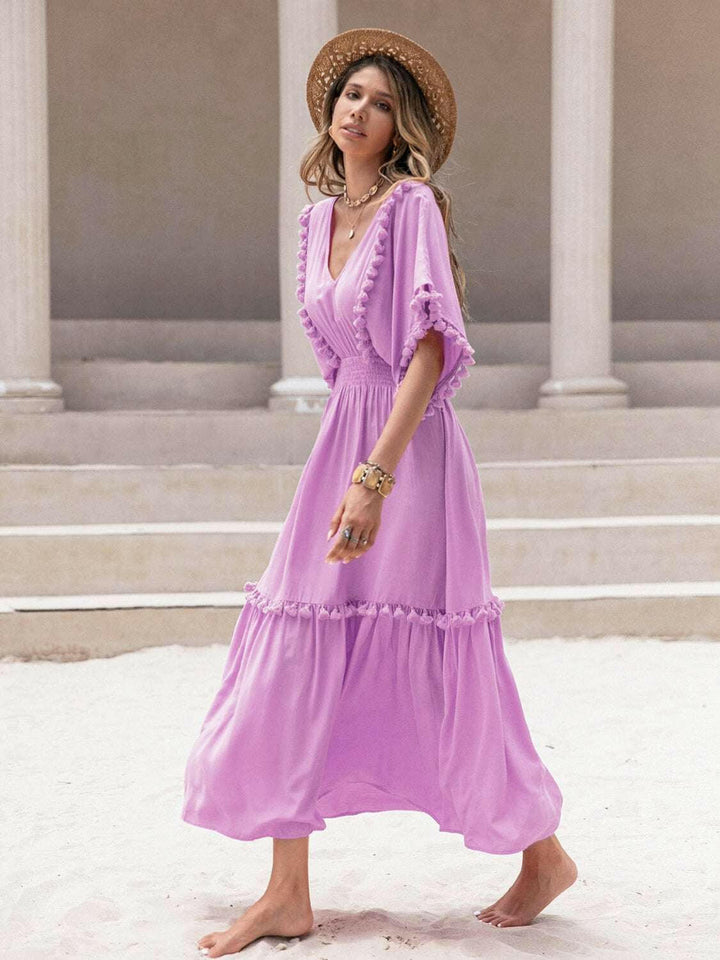 Sunshine Tassel Maxi Dress.