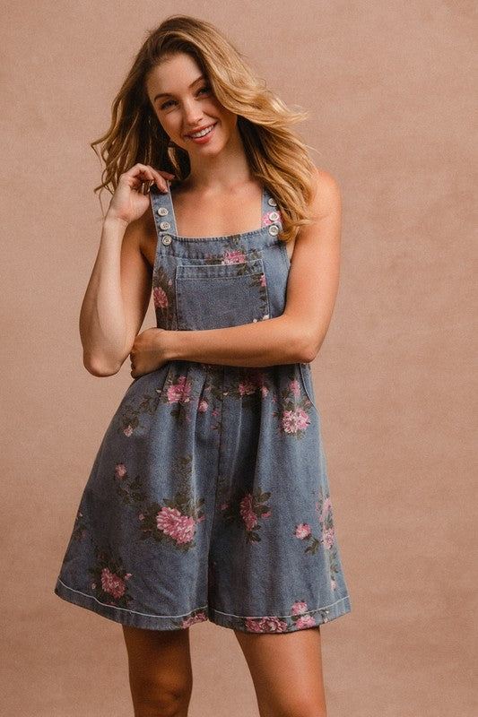 Heirloom Floral Overalls