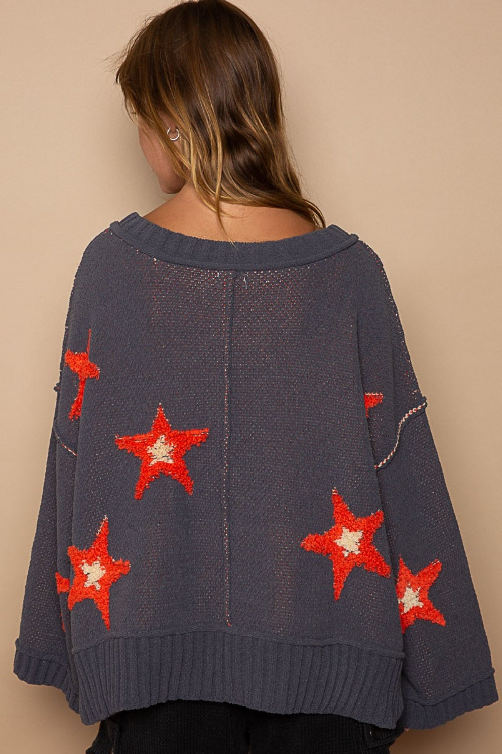 Star Patch Sweater