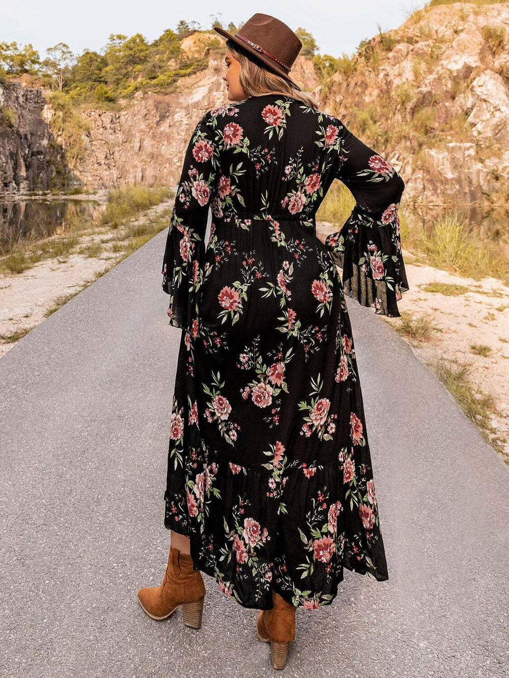 Wild Rose Maxi Dress - The Rogue Daisy