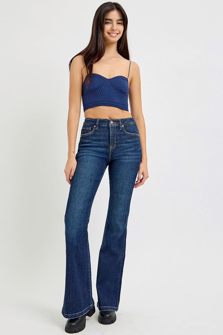 High Rise Flare Jeans