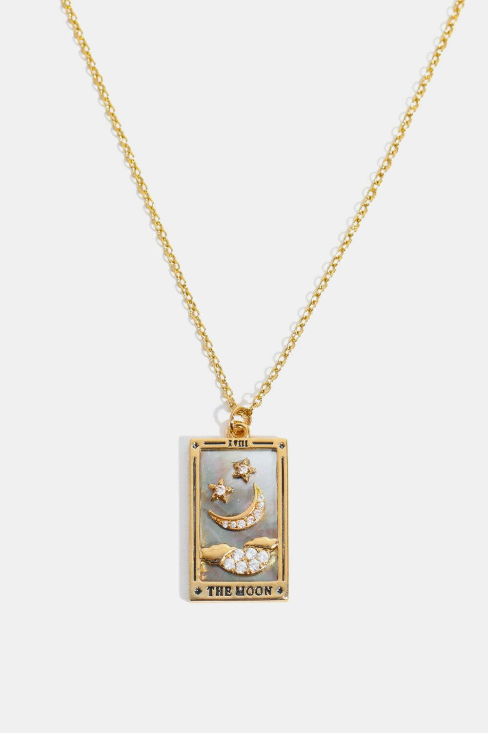 Tarot Card Pendant Necklace.