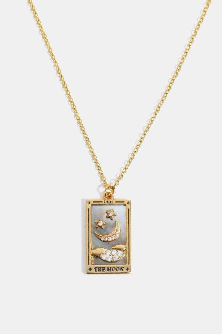 Tarot Card Pendant Necklace.