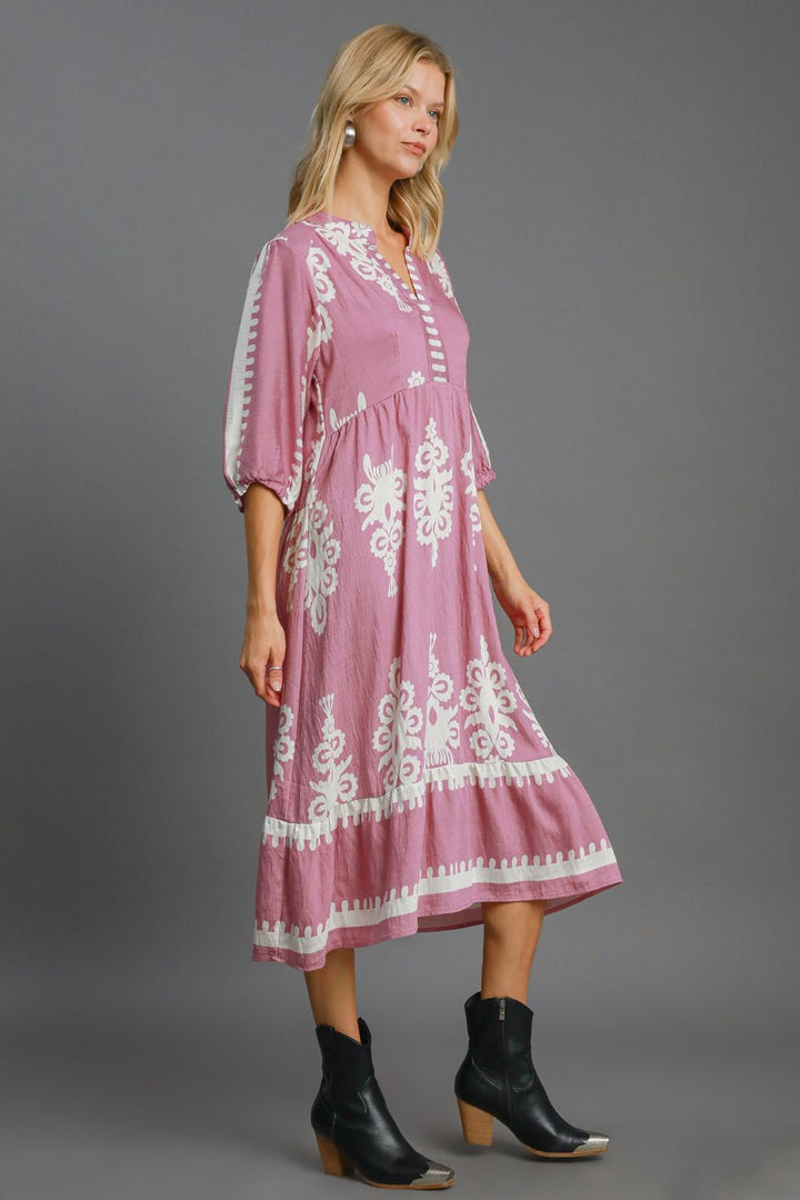 The Rose Folk Dress