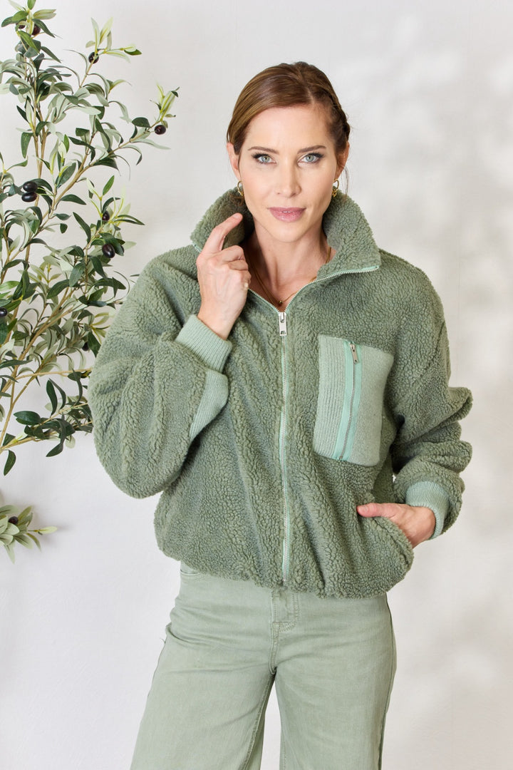 Sage Teddy Jacket