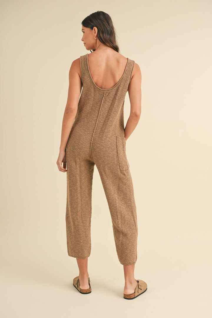 Sleeveless Knit Jumpsuit