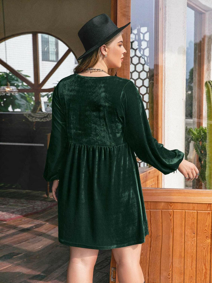 Velvet Lace Mini Dress - The Rogue Daisy