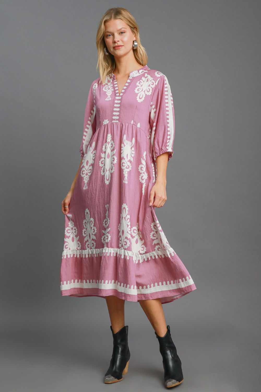 The Rose Folk Dress