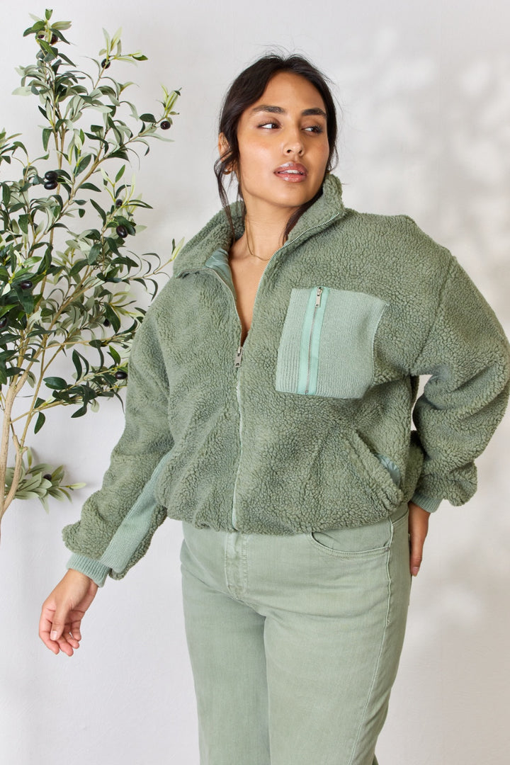 Sage Teddy Jacket