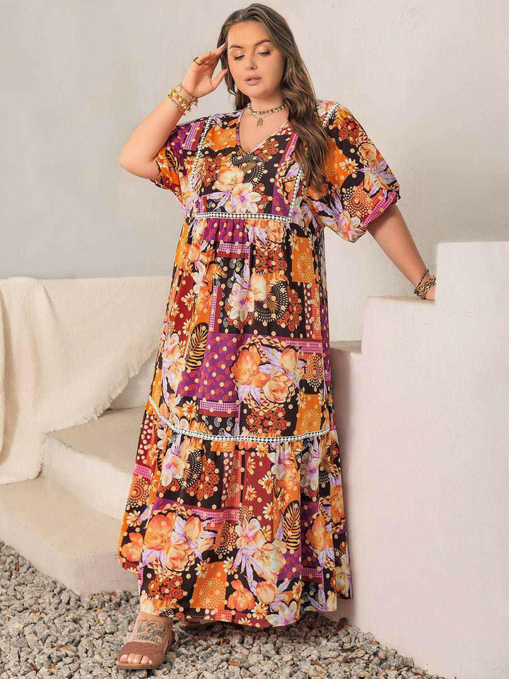 Bohemian Mosaic Maxi Dress - Plus Size - The Rogue Daisy