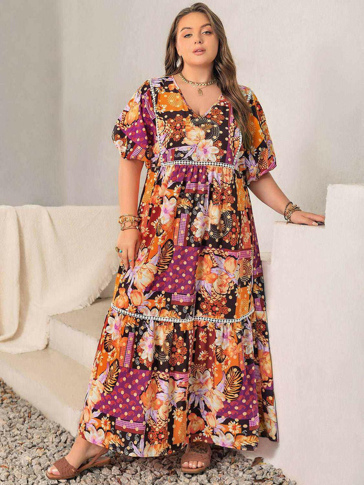 Bohemian Mosaic Maxi Dress - Plus Size - The Rogue Daisy