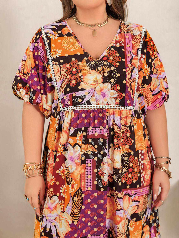 Bohemian Mosaic Maxi Dress - Plus Size - The Rogue Daisy