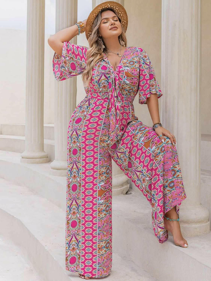 Boho Bliss Jumpsuit - Plus Size - The Rogue Daisy