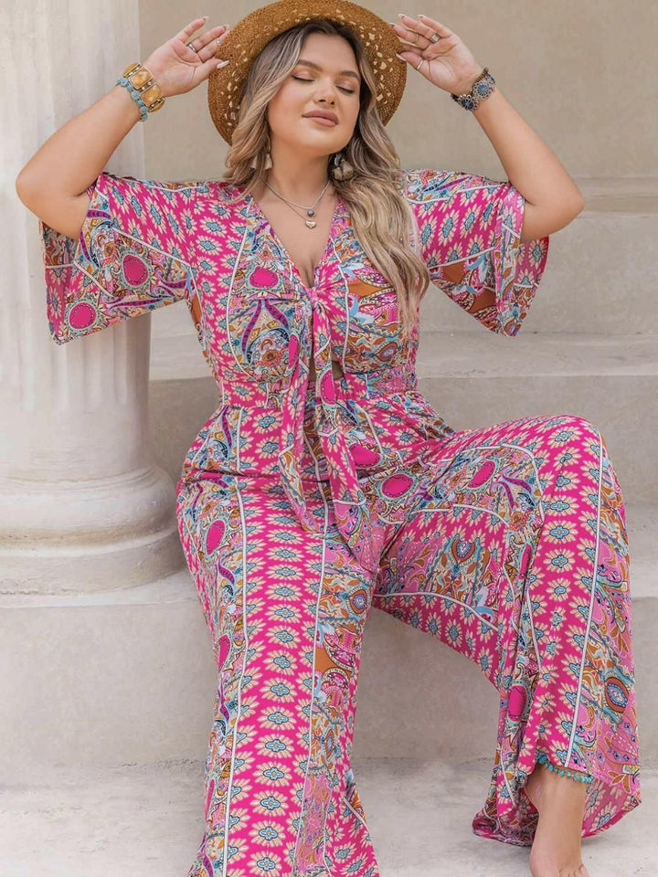 Boho Bliss Jumpsuit - Plus Size - The Rogue Daisy