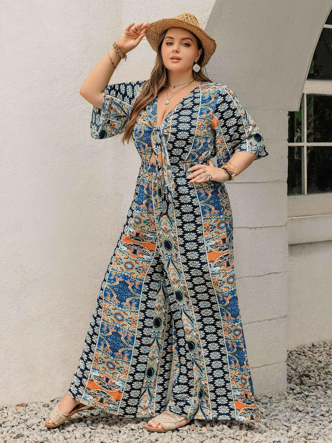 Boho Bliss Jumpsuit - Plus Size - The Rogue Daisy