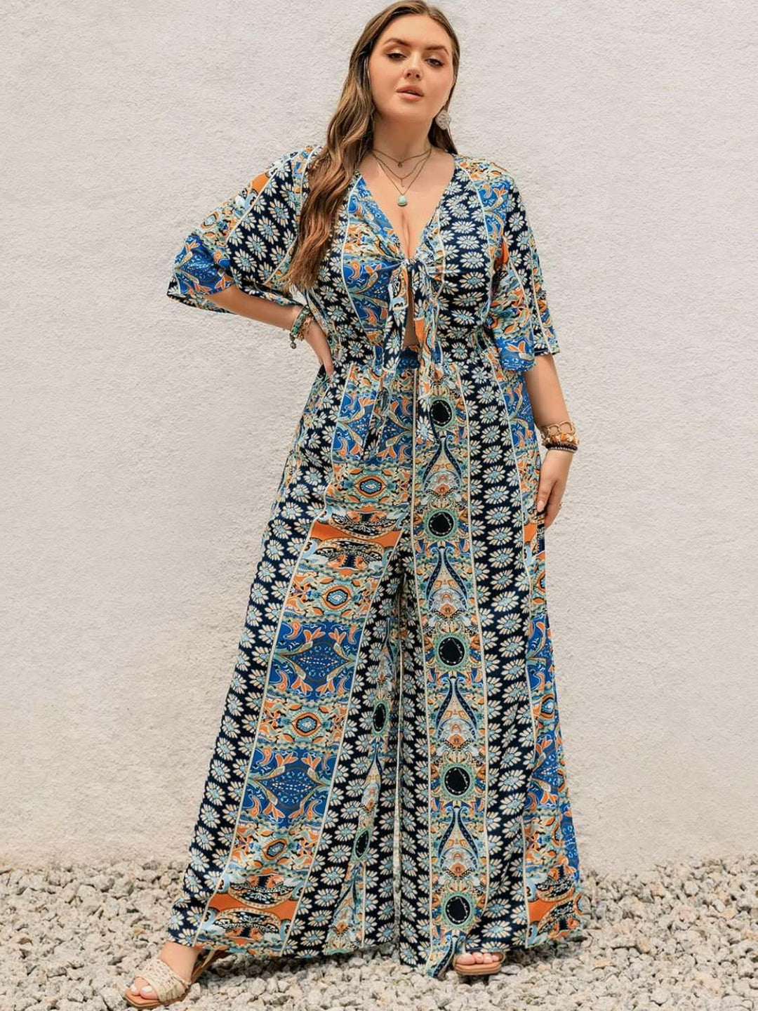 Boho Bliss Jumpsuit - Plus Size - The Rogue Daisy