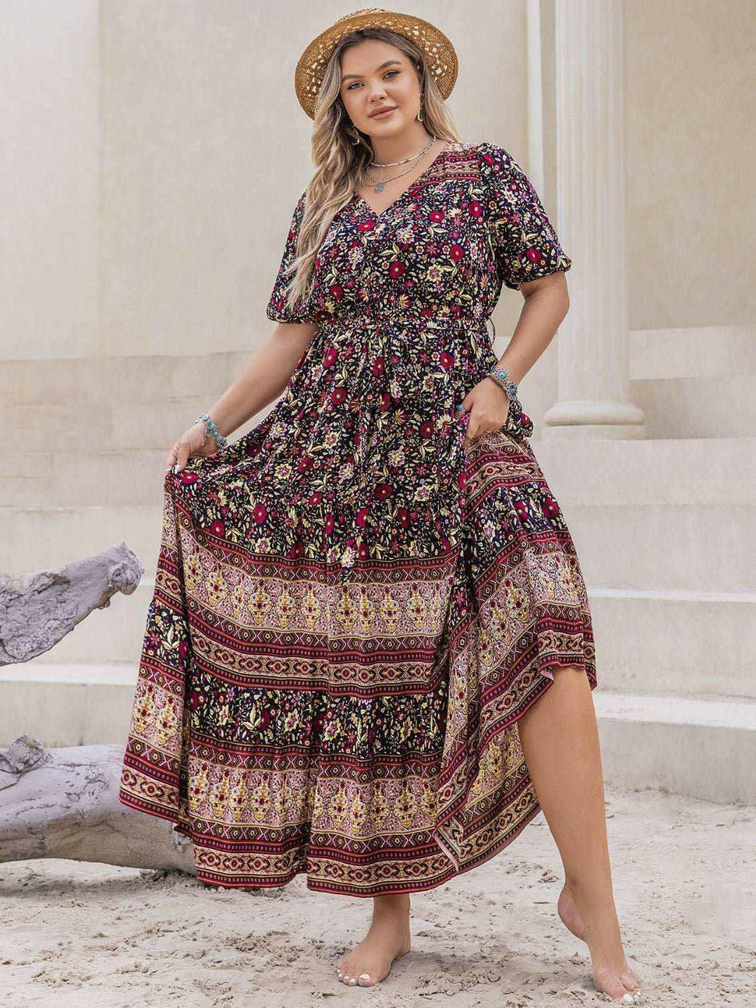 Boho Dream Maxi Dress - Plus Size - The Rogue Daisy