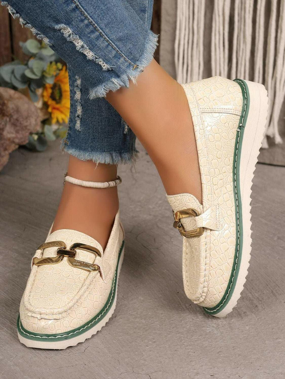 Buckle Trim Loafers - The Rogue Daisy