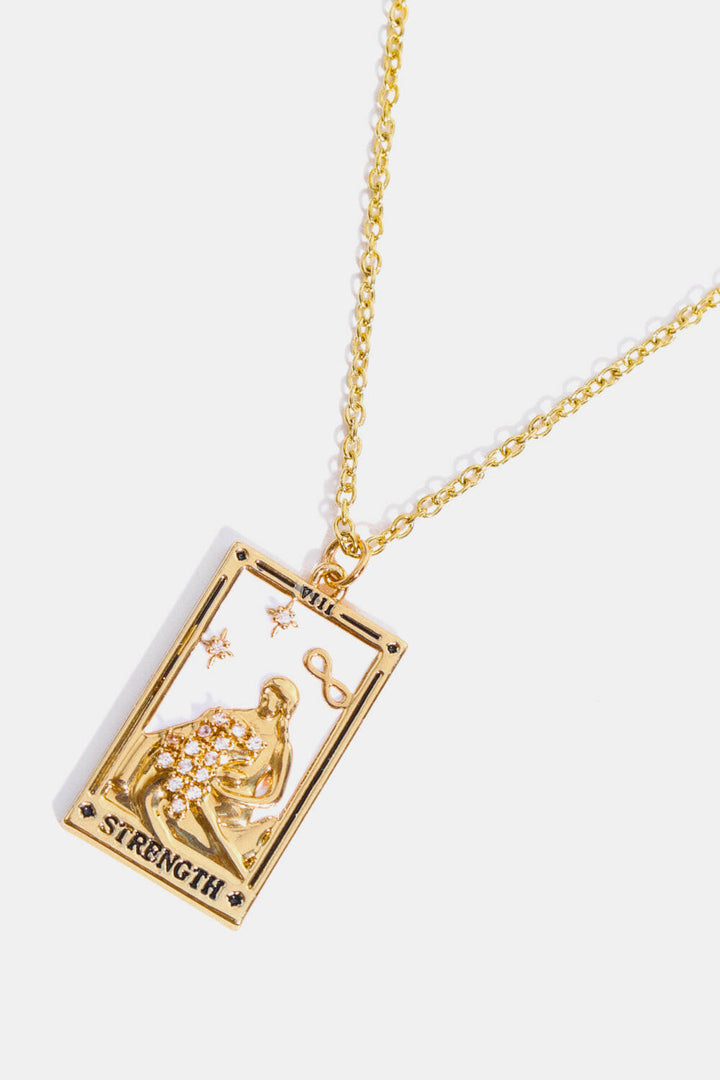 Tarot Card Pendant Necklace.