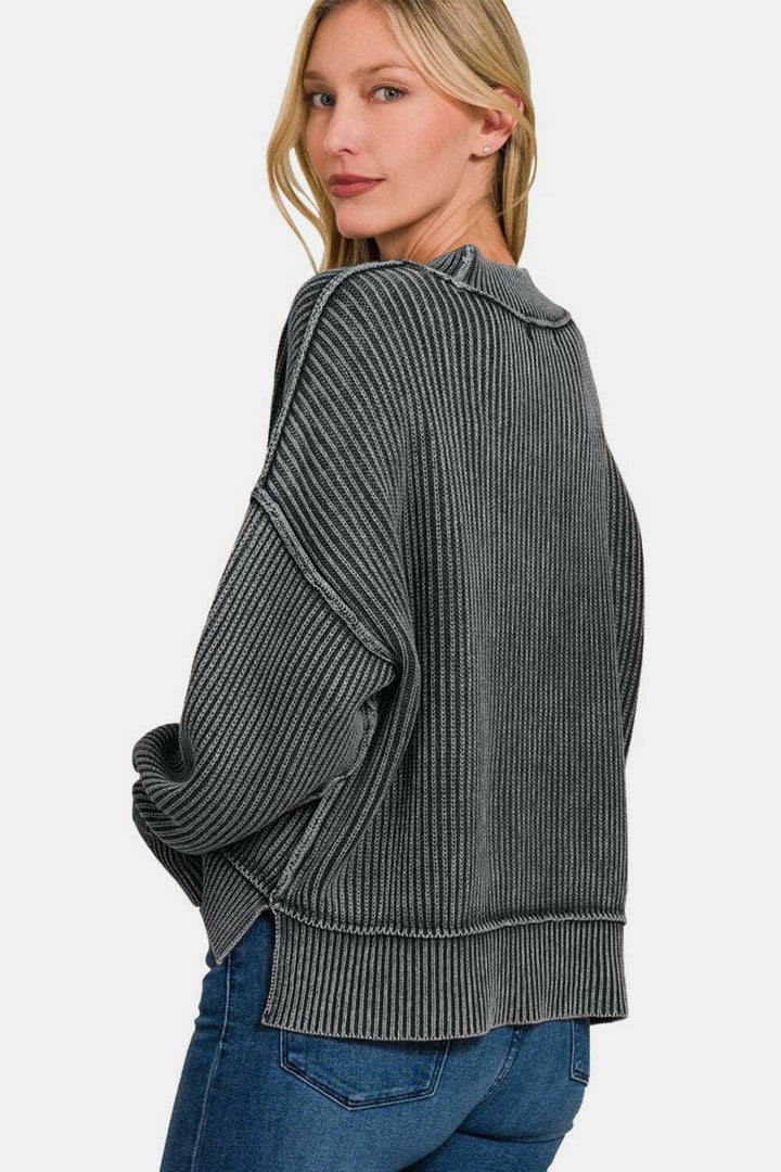 Slouchy Cotton Sweater.