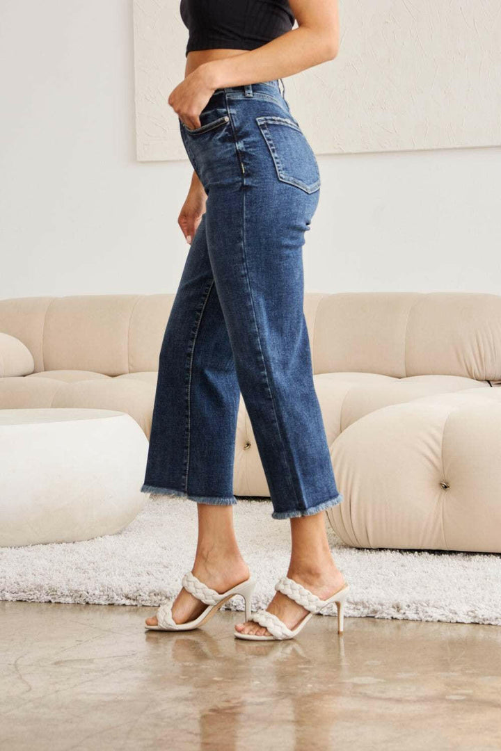 Raw Hem High Waist Jeans - The Rogue Daisy