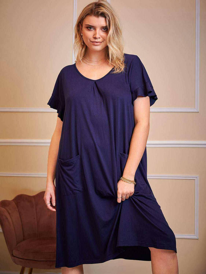 Cozy Comfort Sleep Dress - Plus Size - The Rogue Daisy