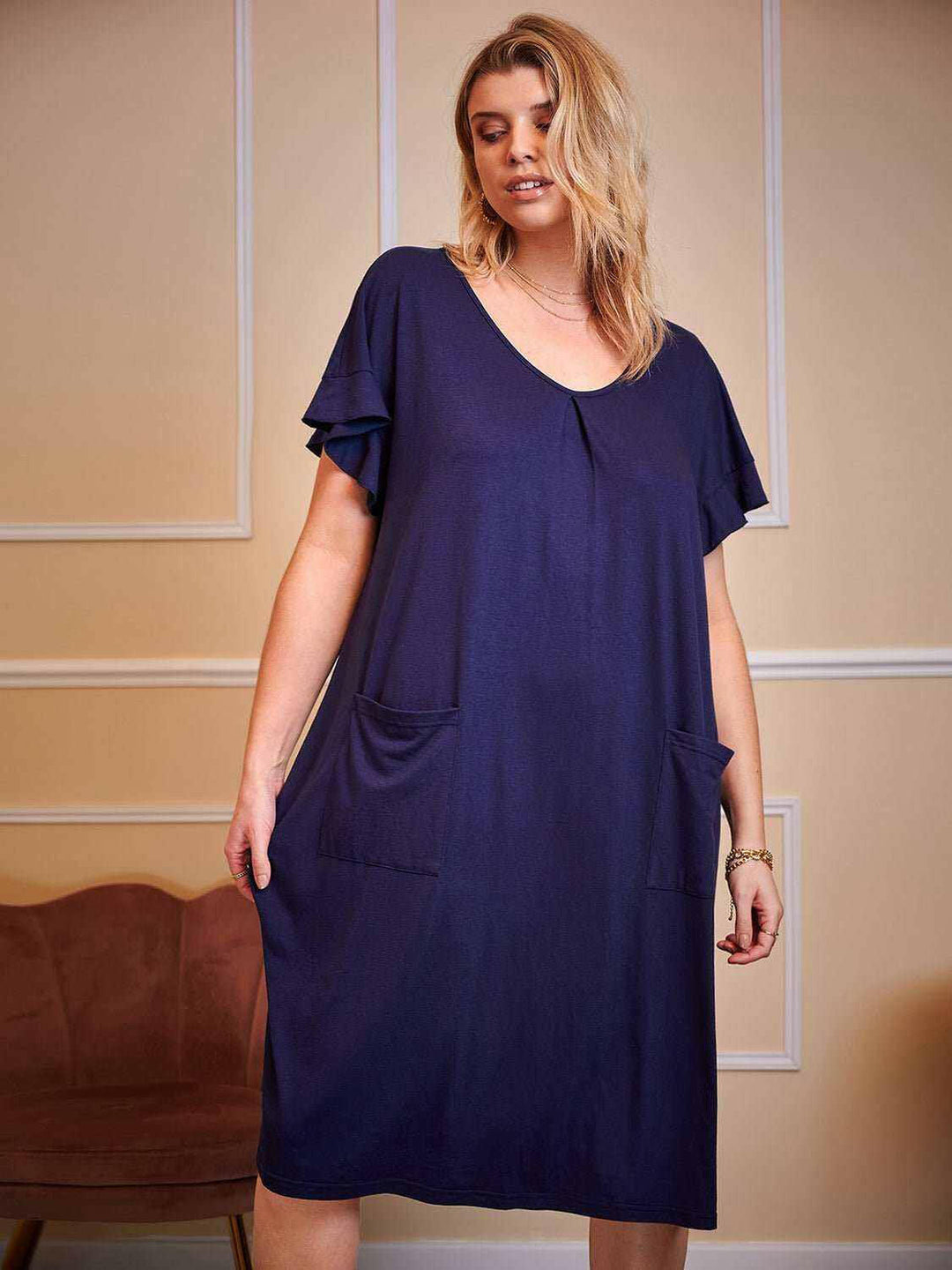 Cozy Comfort Sleep Dress - Plus Size - The Rogue Daisy