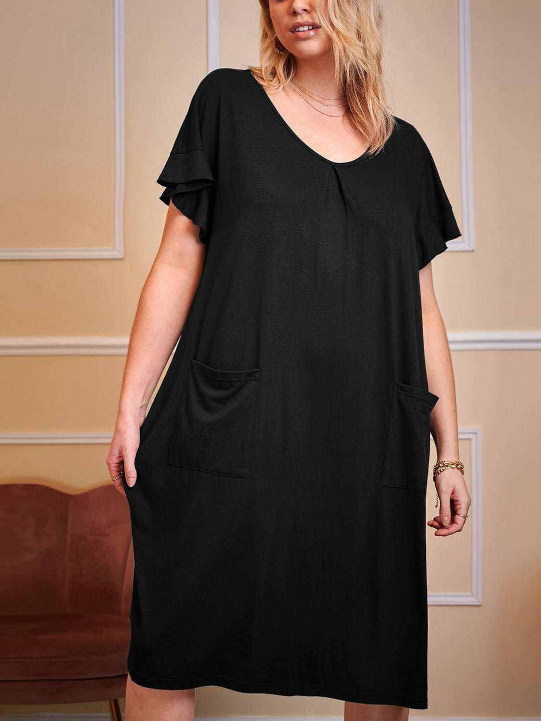 Cozy Comfort Sleep Dress - Plus Size - The Rogue Daisy