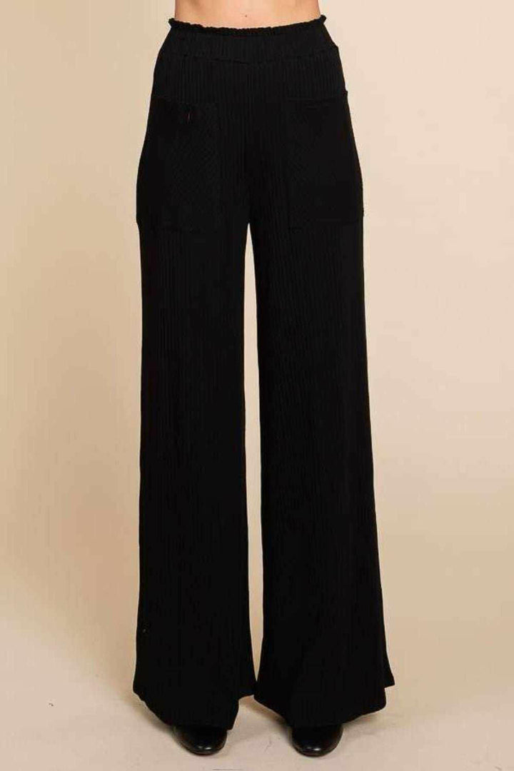 Culture Code High Waist Palazzo Pants - Full Size - The Rogue Daisy