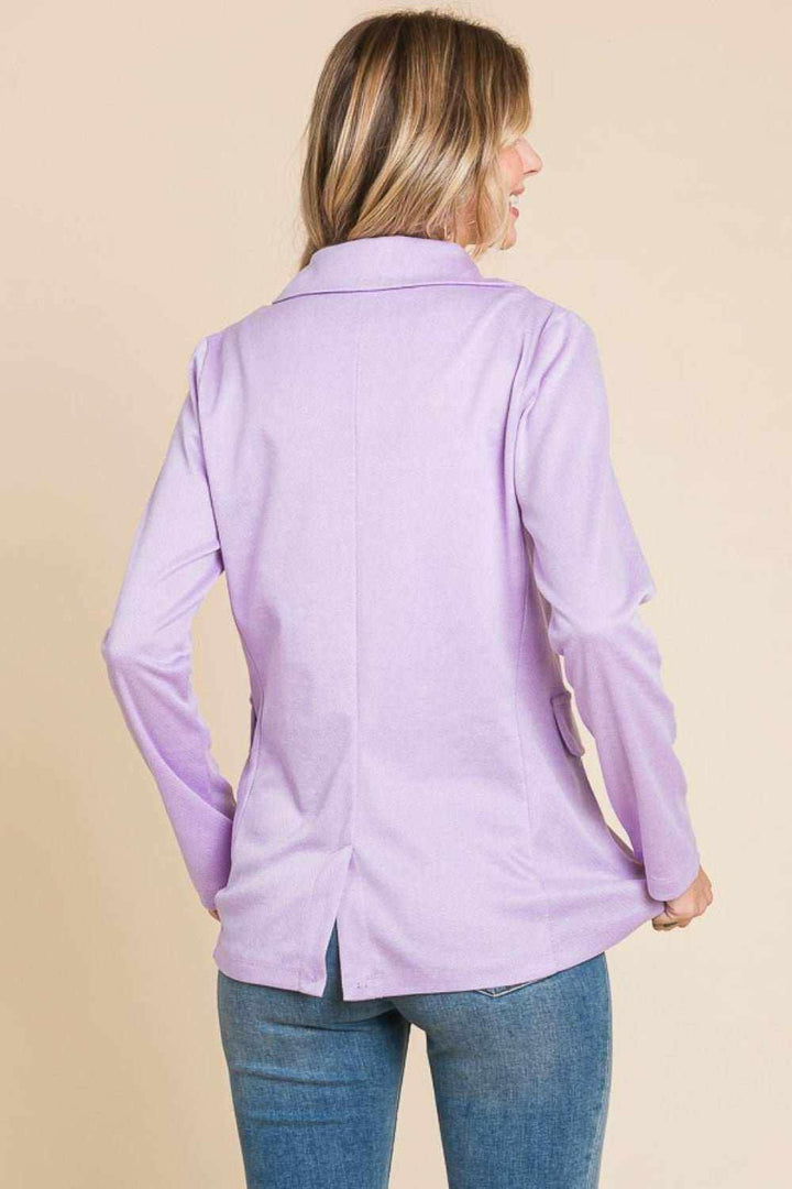 Culture Code Lavender Casual Blazer - The Rogue Daisy