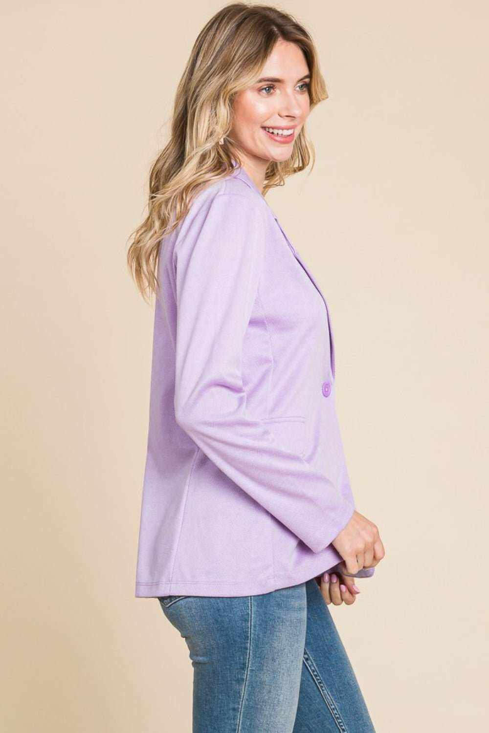 Culture Code Lavender Casual Blazer - The Rogue Daisy