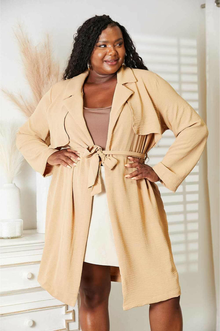 Classic Khaki Trench Coat - Culture Code - Full Size - The Rogue Daisy