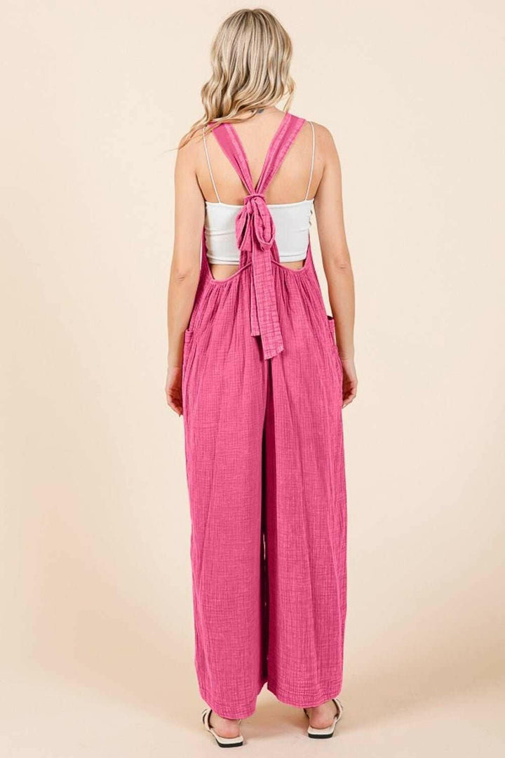 Culture Code Wide Leg Overalls - Full Size - The Rogue Daisy