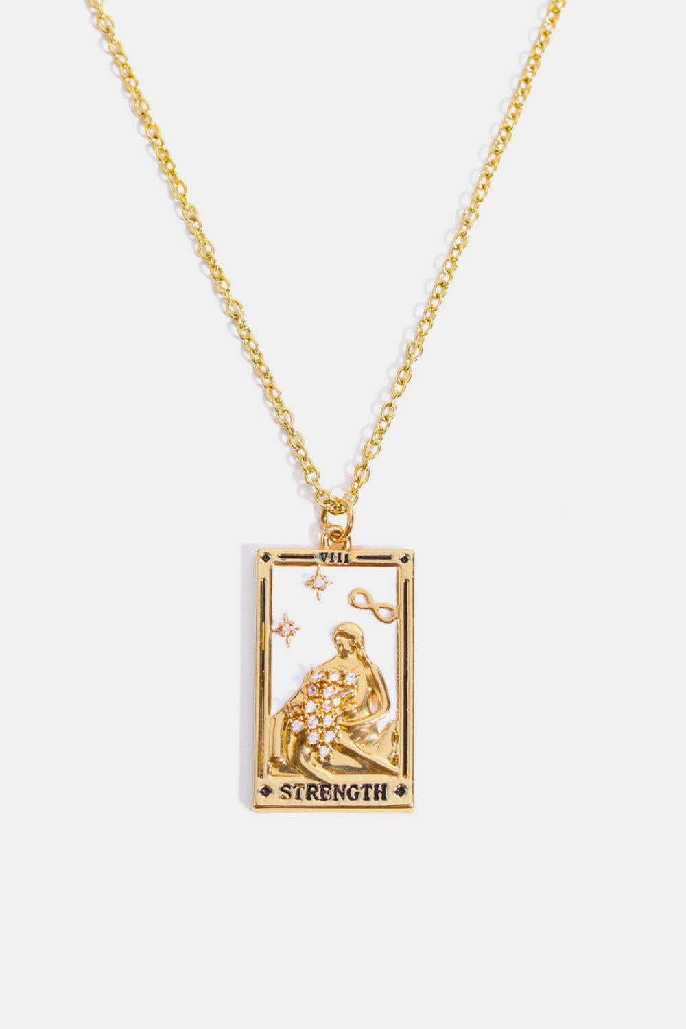 Tarot Card Pendant Necklace.