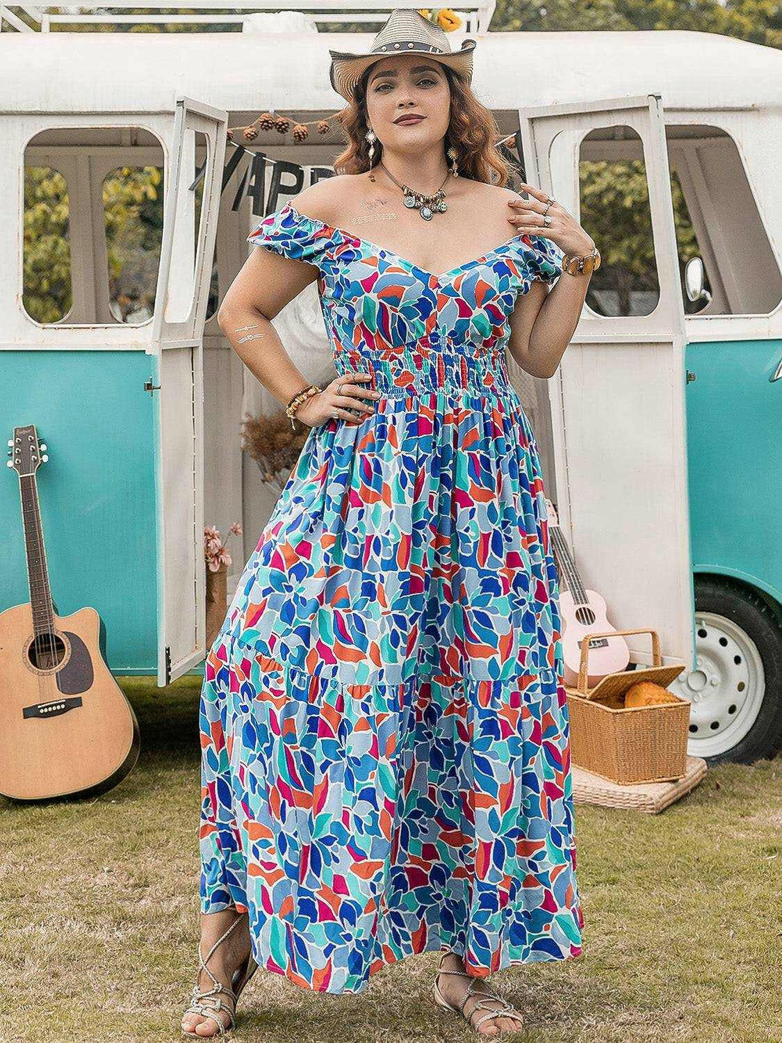 Wild Wanderer Maxi Dress - Plus Size