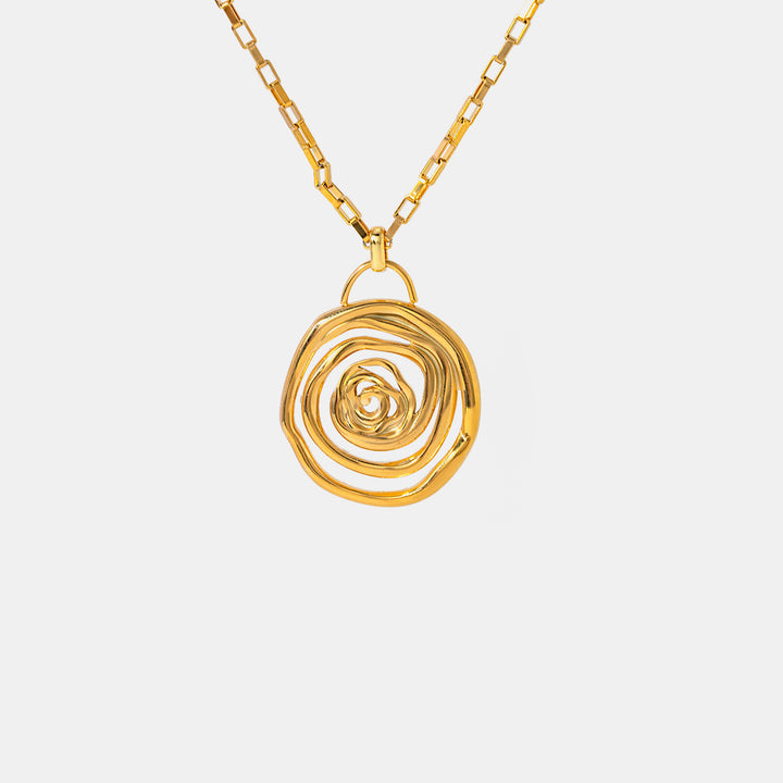 Spiral Pendant Necklace