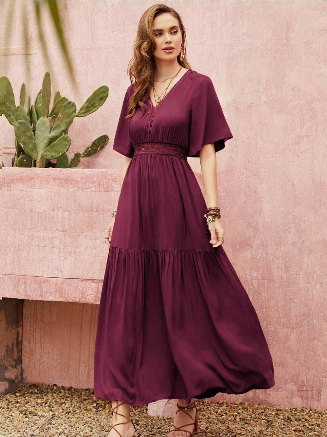 Desert Rose Maxi Dress - The Rogue Daisy