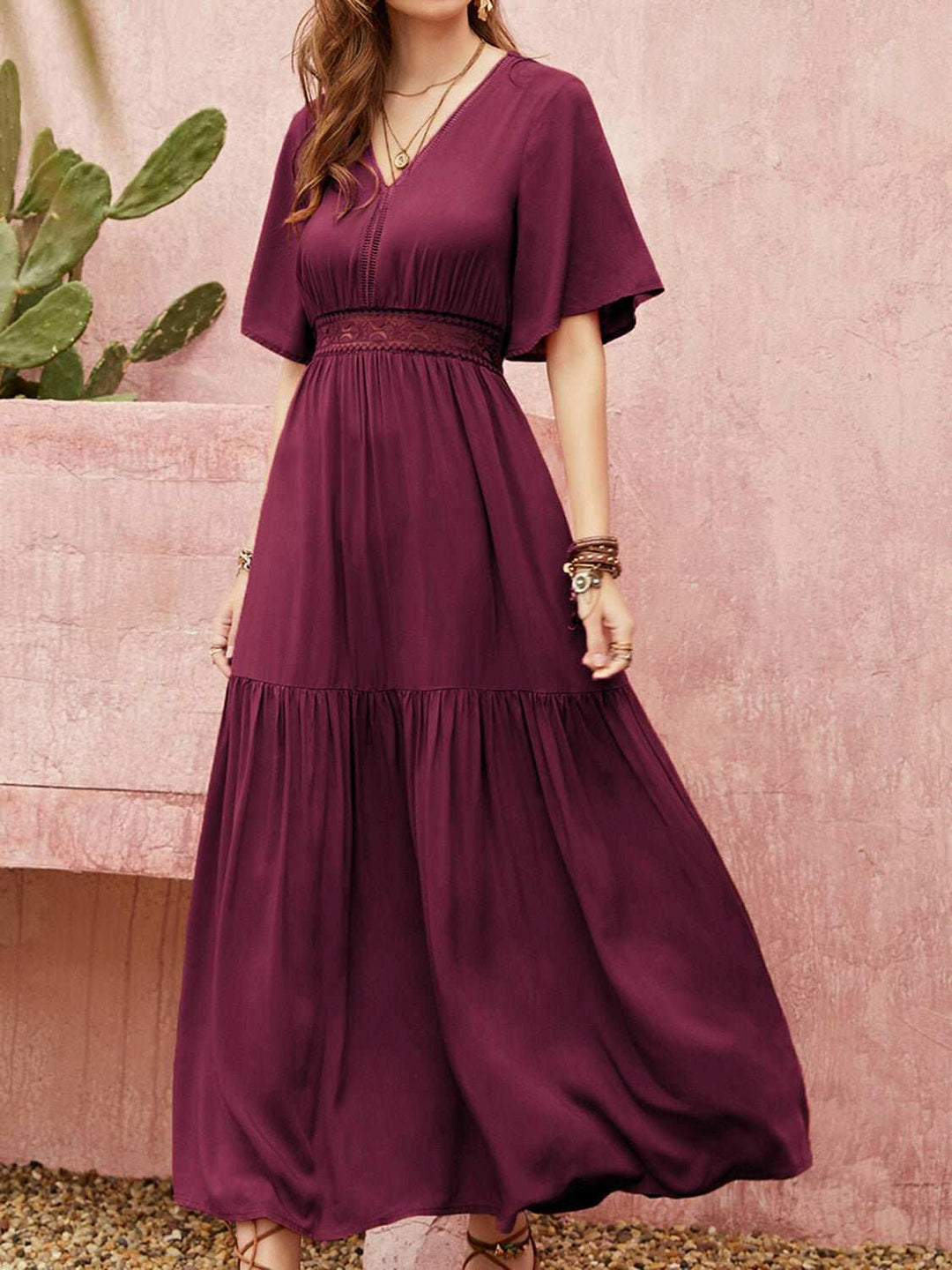 Desert Rose Maxi Dress - The Rogue Daisy