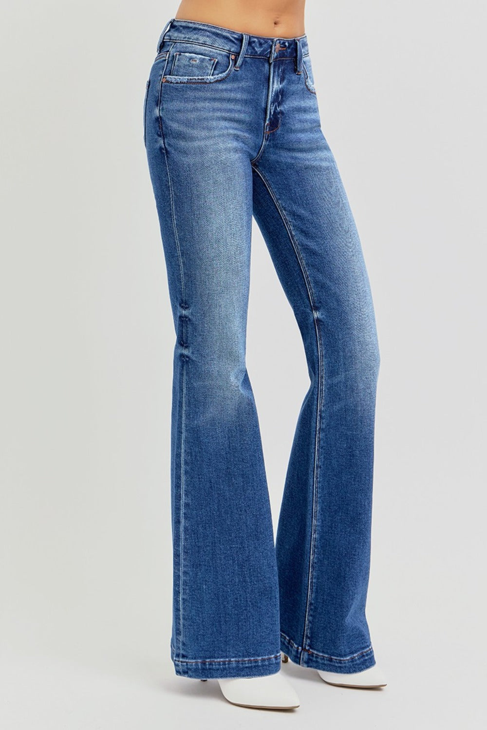 Low Rise Flare Jeans