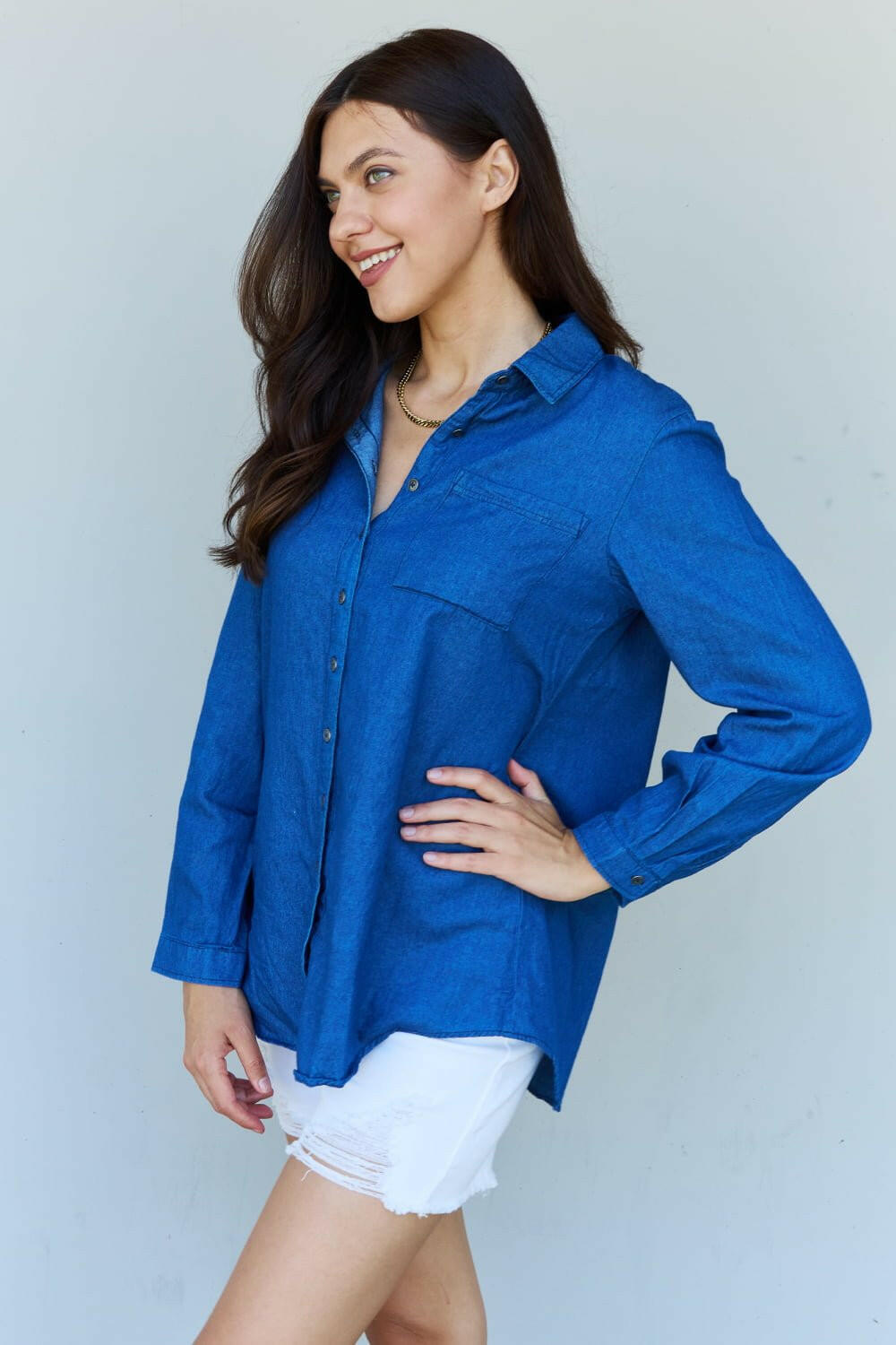 Women's Button-Up Denim