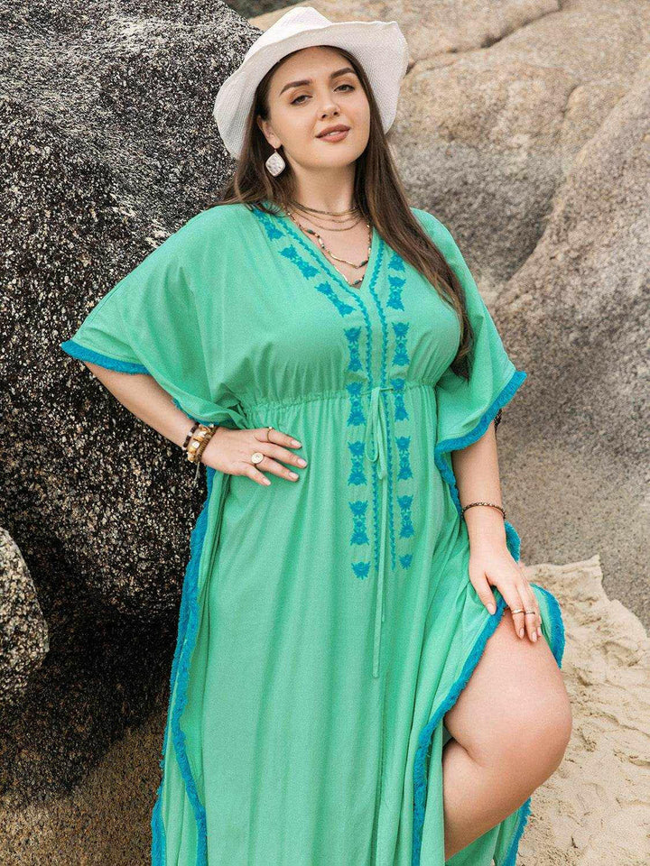 Seaside Breeze Kaftan - Plus Size