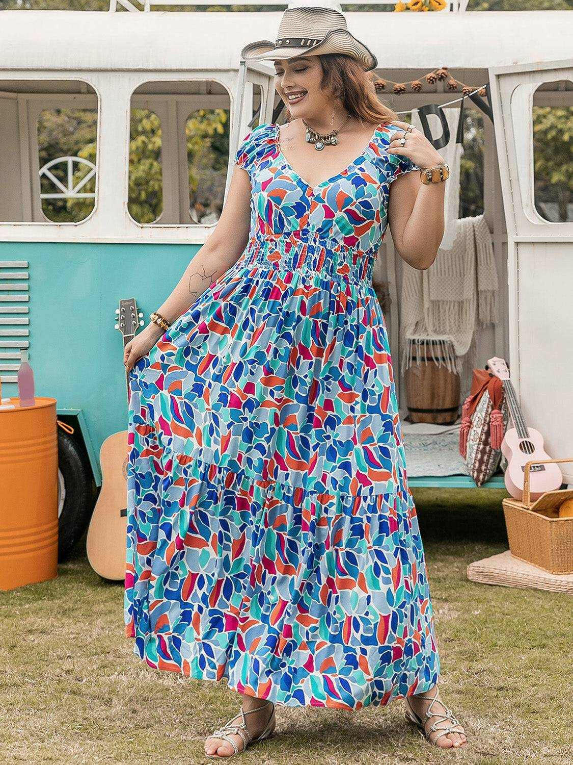 Wild Wanderer Maxi Dress - Plus Size