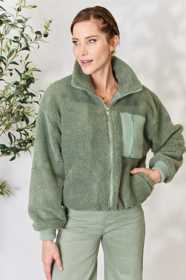 Sage Teddy Jacket