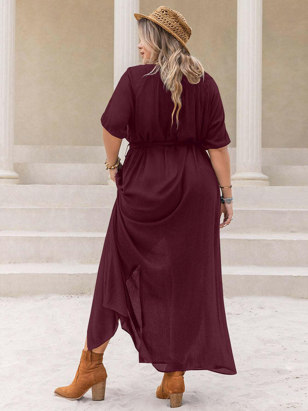 Wine Country Midi Dress - Plus Size - The Rogue Daisy